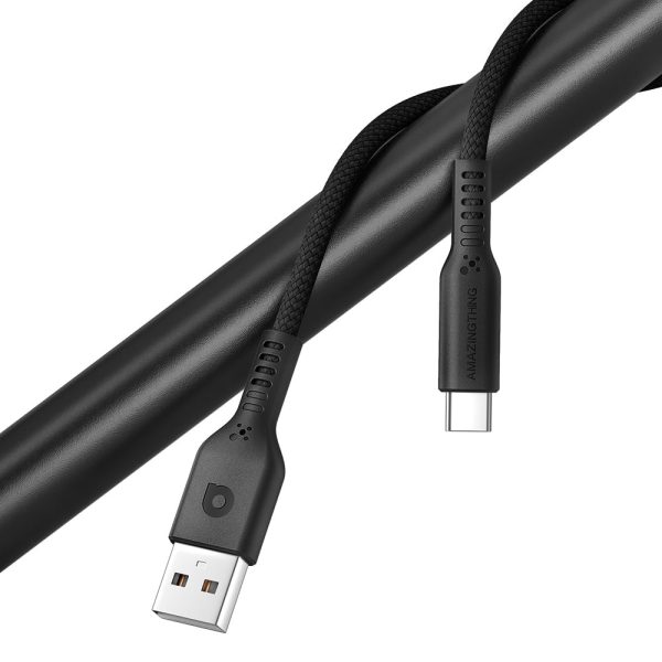 Speed Pro  USB-C to USB-A Cable 4A  | 1.1M (Black) Supply