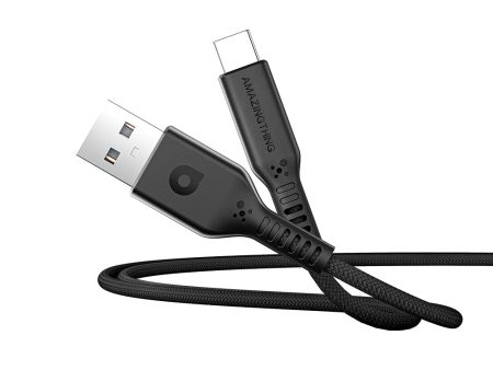 Speed Pro  USB-C to USB-A Cable 4A  | 1.1M (Black) Supply