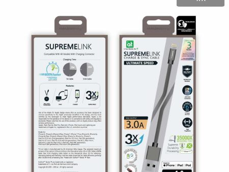 SUPREMELINK Power Max Lightning to USB-A Cable 1m For Discount