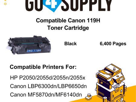 Compatible (High Page Yield) Toner Cartridge Replacement for imageCLASS LBP251dw 252dw 253dw 253X 6300dn 6650dn 6670dn MF414dw 419dw 416dw MF5850dn 5880dn 5950dw 5960dn Fashion