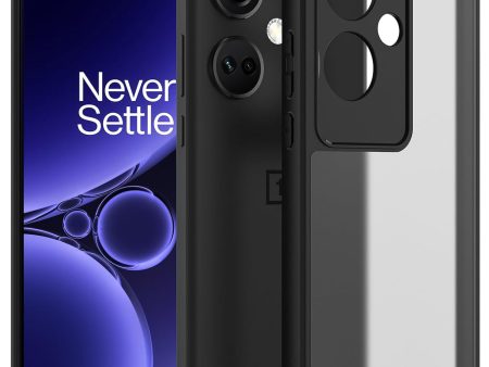 OnePlus Nord CE 3 (FOSO) Skin Shock Proof Back Cover Case | (PC+TPU) - Black For Sale