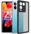 iQOO Z7 Pro Vivo T2 Pro 5G (FOSO) Skin Shock Proof Back Cover Case | (PC+TPU) - Black Hot on Sale