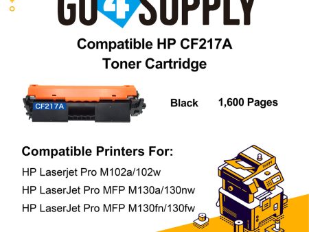 Compatible HP 217 CF217A 217A Toner Cartridge Used for HP Laserjet Pro M102a 102w; MFP M130a 130nw 130fn 130fw Printer Online Hot Sale