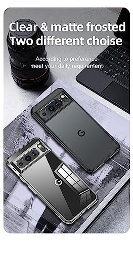 Google Pixel 8 5G Back Cover Case | Frosted - Crystal Clear Fashion