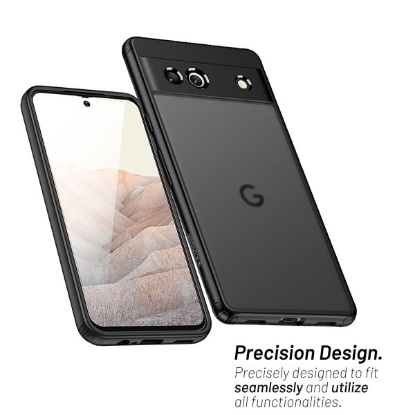 Google Pixel 7a Back Cover Case  | Frosted - Hazy Black Online Hot Sale