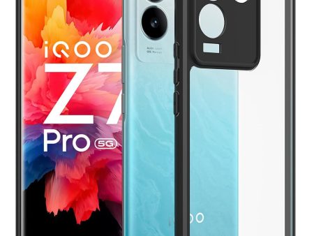 iQOO Z7 Pro Vivo T2 Pro 5G (FOSO) Royal Shock Proof Back Cover Case | (PC+TPU) - Clear Hot on Sale