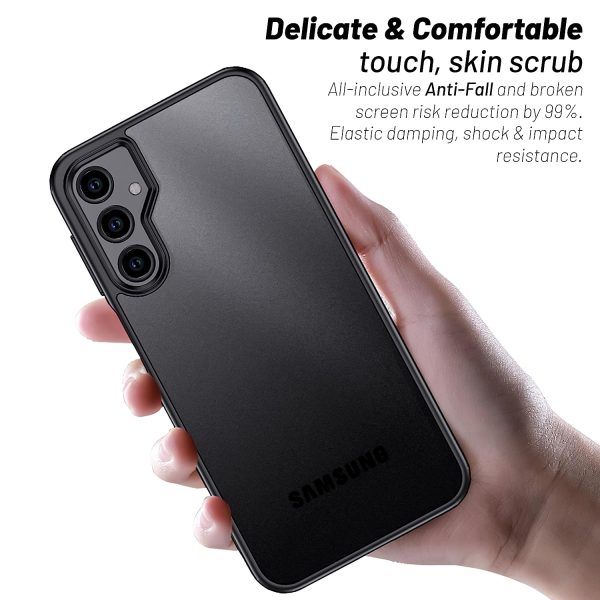 Samsung Galaxy A24 Back Cover Case | Frosted - Hazy Black Fashion