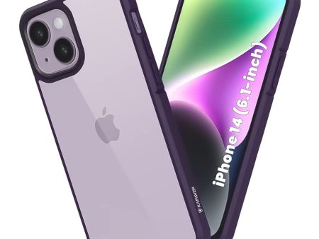 iPhone 14  Back Cover Case | Ice Crystal - Matte Purple Supply