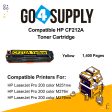 Compatible HP Yellow CF212A Toner Cartridge Used for HP LaserJet Pro 200 color M251n  251nw  251MFP  M276n nw Printer Online Sale