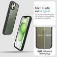 iPhone 15 Plus (FOSO) Skin Shock Proof Back Cover Case | (PC+TPU) - Matte Black For Sale