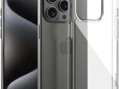 iPhone 15 Pro (FOSO) Crystal Shock Proof Back Cover Case - Clear on Sale