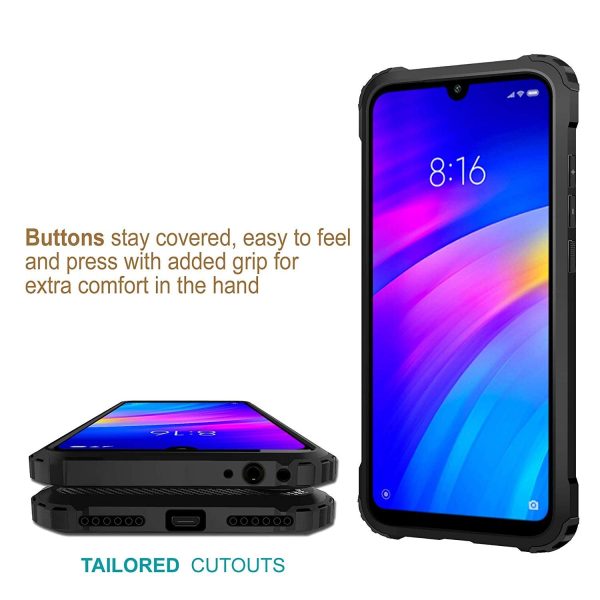 Xiaomi Redmi Y3 Back Cover Case | Rugged - Black Cheap