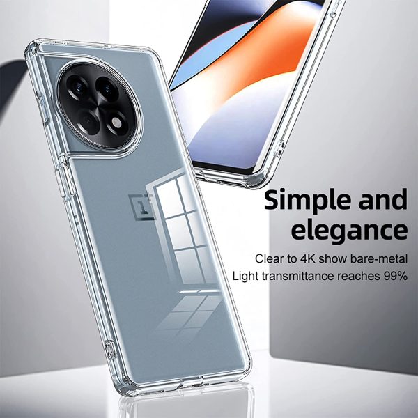 OnePlus 11R 5G Back Cover Case | Hybrid - Crystal Clear For Sale