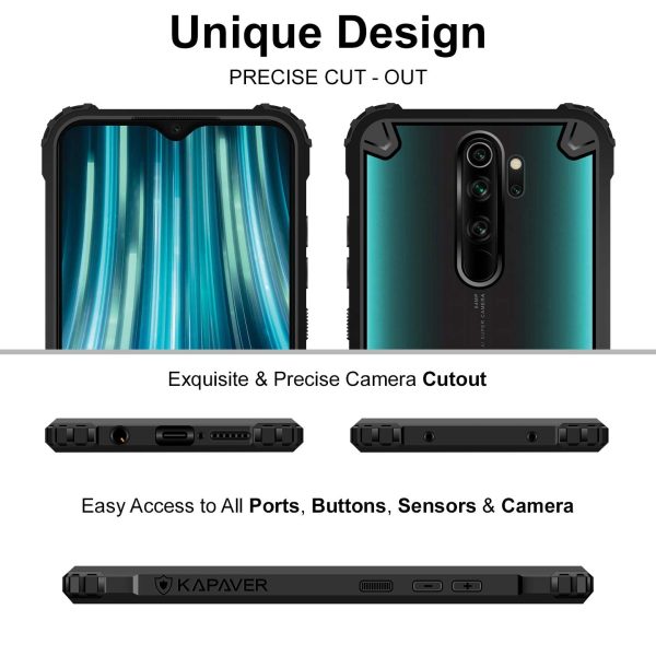 Redmi Note 8 Pro Back Cover Case | Impulse - Blue Online now