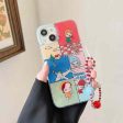 Cute Anime Cartoon Silicon Desinger Case for iPhone With Charm For Discount