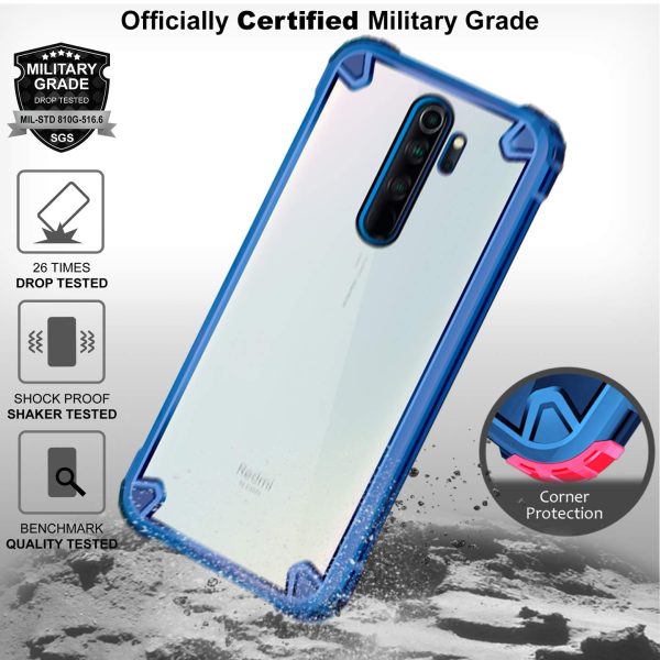 Redmi Note 8 Pro Back Cover Case | Impulse - Blue Online now