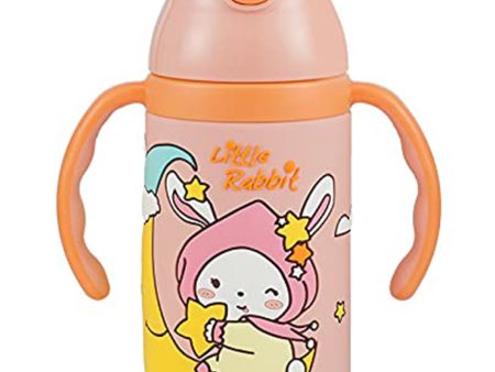 (PINKAH) Kids Bottle | Stainless Steel (380ml) - PEACH For Sale