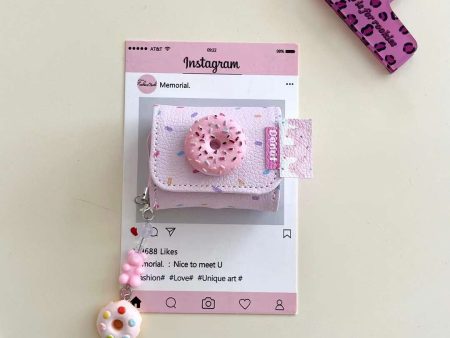 3D Donut Leather Airpod Case For Discount