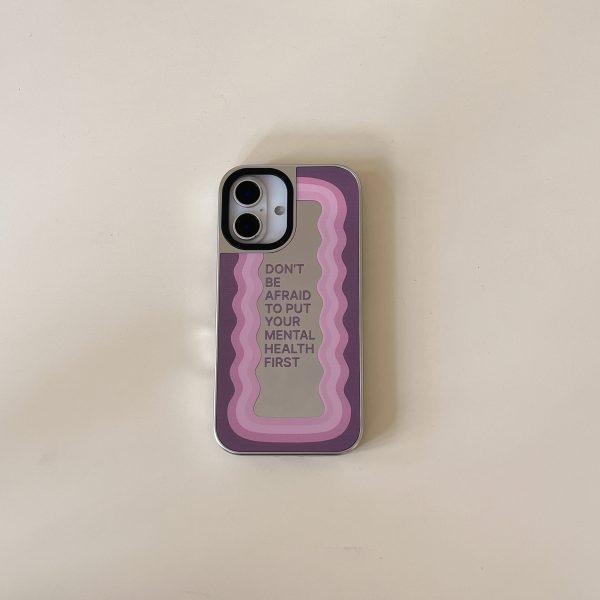 Mirror Reflects Quote Designer Silicon Mirror Case for iPhone Cheap