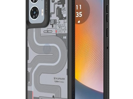 Moto Edge 50 Fusion Back Cover Case | Impulse - CyBer-i Edition - Black (01) For Cheap