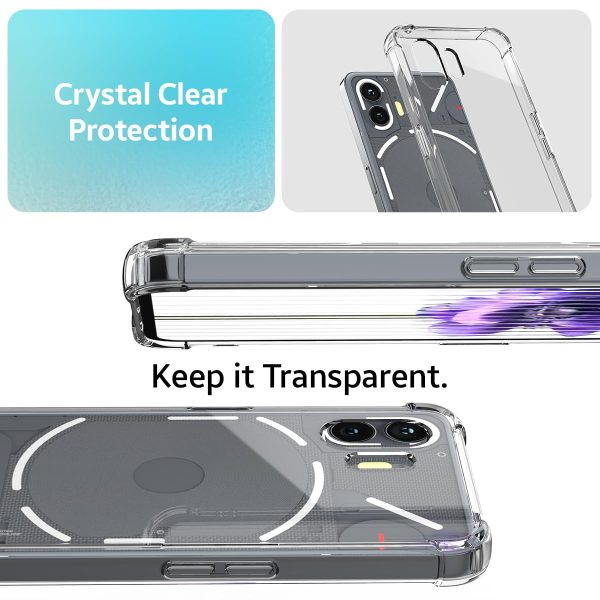 Nothing Phone 2 [Foso] Back Cover Case - (Bumper Clear) Cheap