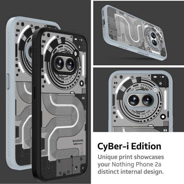 Nothing Phone 2a   2a Plus 5G Back Cover Case | CyBer-i Edition - Gray (01) For Discount