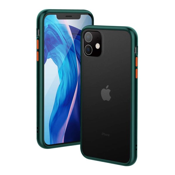 iPhone 11 Back Cover Case | Ice Crystal - Green Online Sale