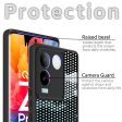 IQOO Z7 Pro Vivo T2 Pro (FOSO) Back Cover Case - Black (Honeycomb) Fashion