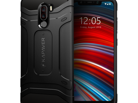 Xiaomi Poco F1 Back Cover Case | Rugged - Black Sale