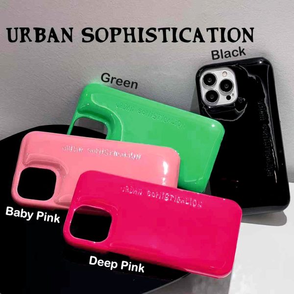 Pop Colors Fluff Leather Case for iPhone For Discount