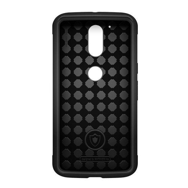 Moto G4   G4 Plus Back Cover Case | Rugger - Black For Sale