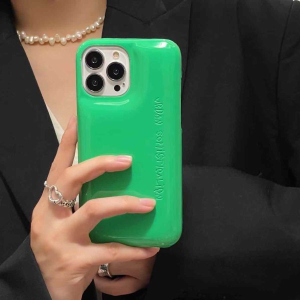 Pop Colors Fluff Leather Case for iPhone For Discount