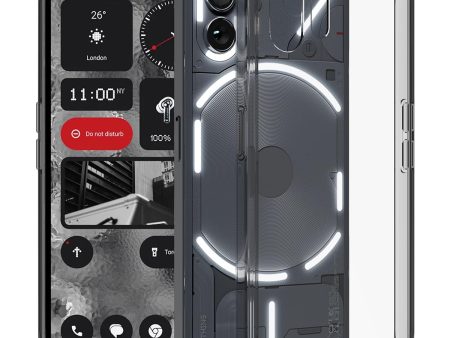 Nothing Phone 2 (FOSO) Crystal Shock Proof Back Cover Case - Smoke Black Online