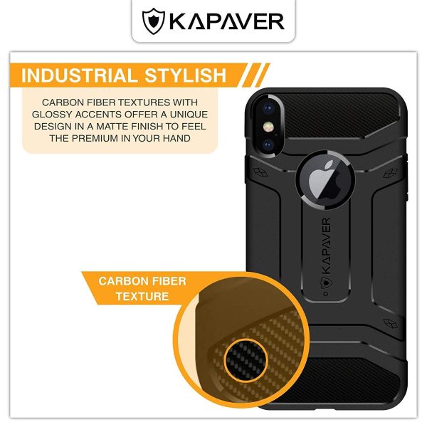 iphone xs max back cover case | Rugged - Black Supply