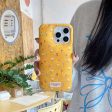 Cherry Pattern Leather Puffer Case for iPhone Supply