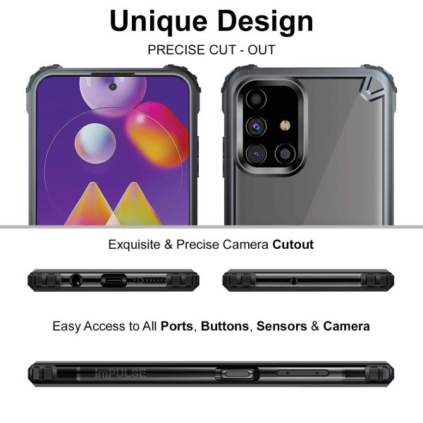 Samsung Galaxy M31S Back Cover Case | Impulse - Moon Gray Online Hot Sale