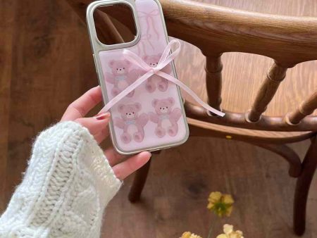 Baby Bear Designer Silicon iPhone Case With Cute Bow Online