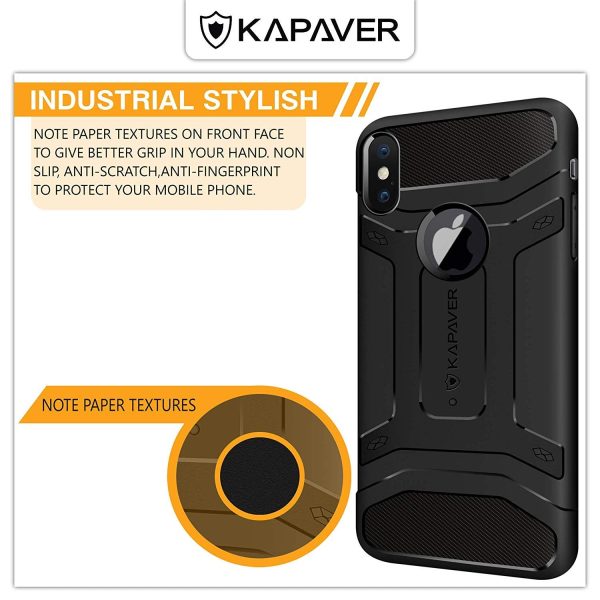 iphone xs max back cover case | Rugged - Black Supply