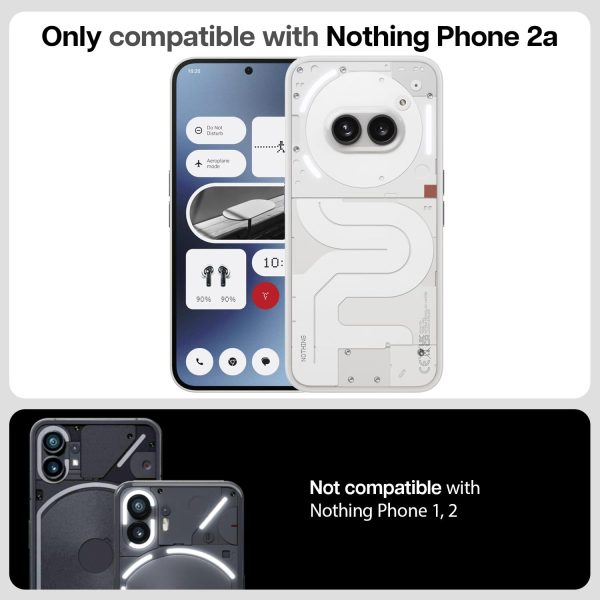 Nothing Phone 2a Plus   Nothing Phone 2a 5G Back Cover Case With Glass | CyBer-i Edition - Black (02) on Sale