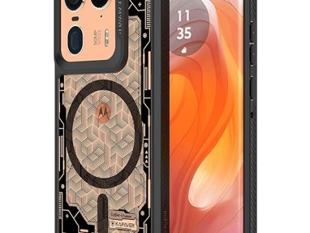 Moto Edge 50 Ultra Back Cover Case | CyBer-i Edition - Mag X Black Cheap