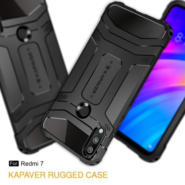 Xiaomi Redmi Y3 Back Cover Case | Rugged - Black Cheap