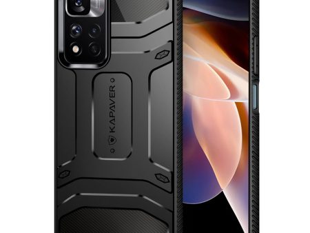 Xiaomi - Mi 11i   Mi 11i Hyper Charge 5G Back Cover Case | Rugged - Black Cheap