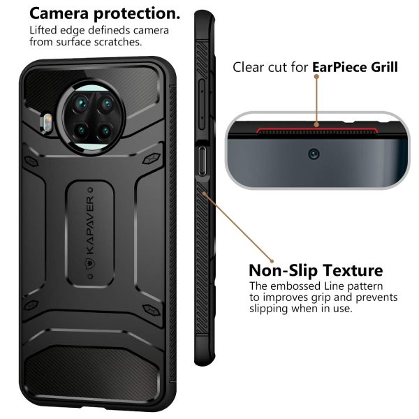 Xiaomi Mi 10i 5G | Mi 10T Lite 5G Back Cover Case Rugged - Black Supply