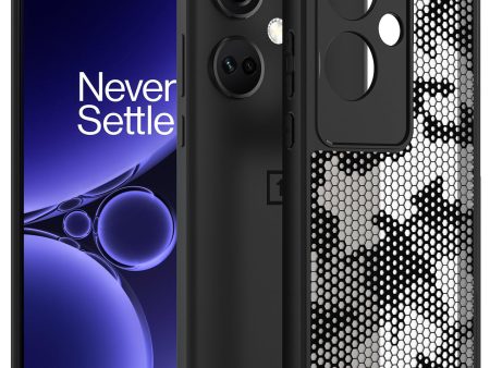 OnePlus Nord CE 3 (FOSO) Back Cover Case - Black (Honeycomb) Online now